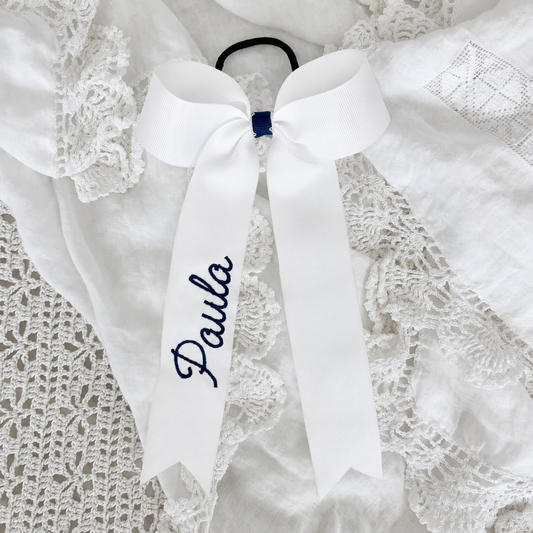 Back to School - White & Navy
