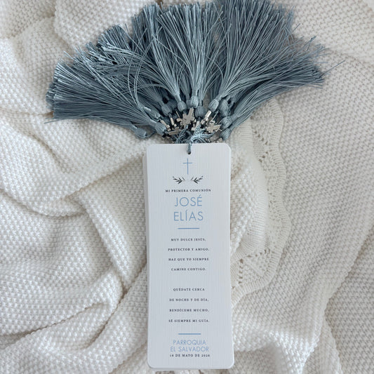 BLUE BOOKMARKS with TASSEL