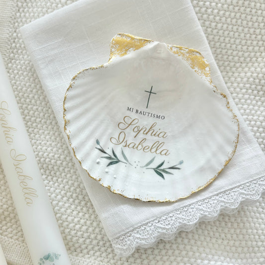 Personalized Baptism Shell