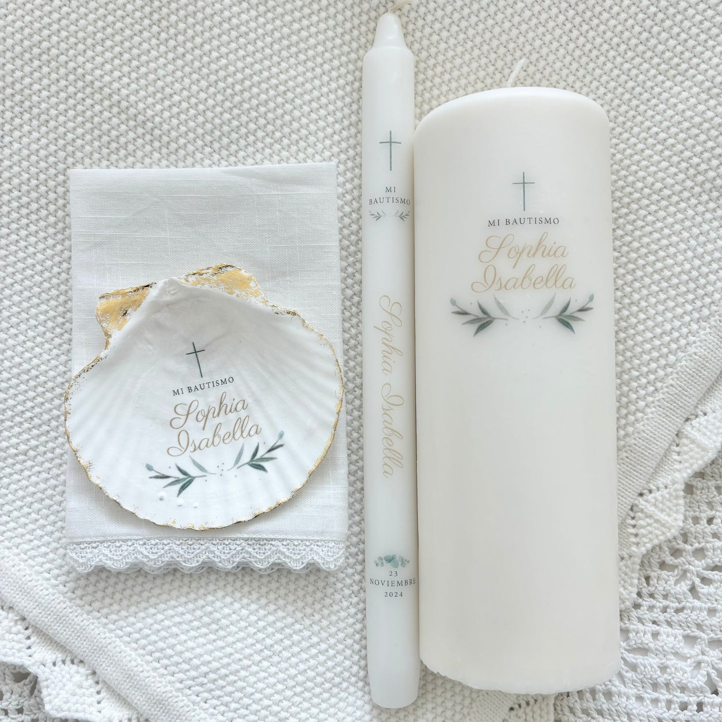 Personalized Baptism Shell