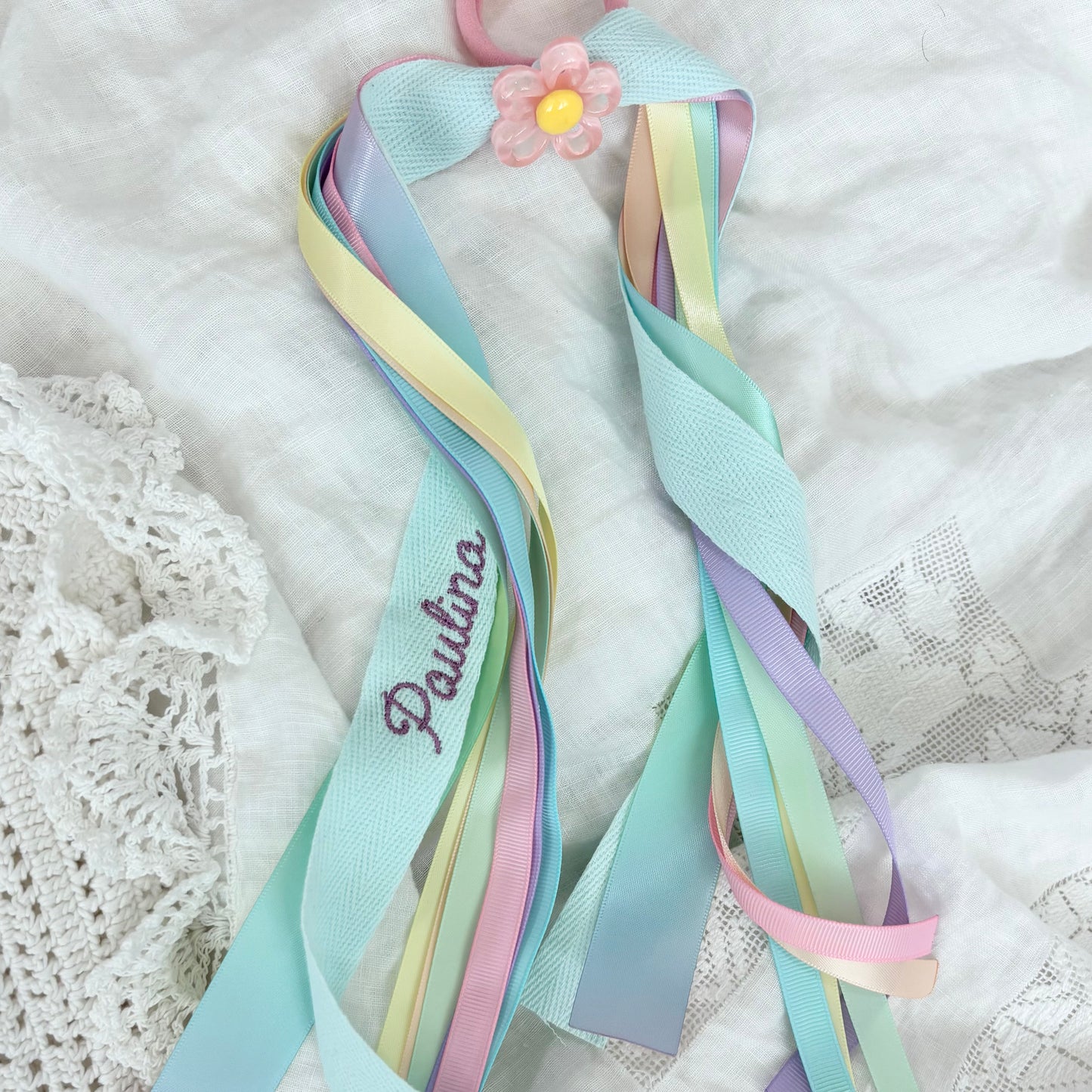 Summer Rainbow Hair Ties