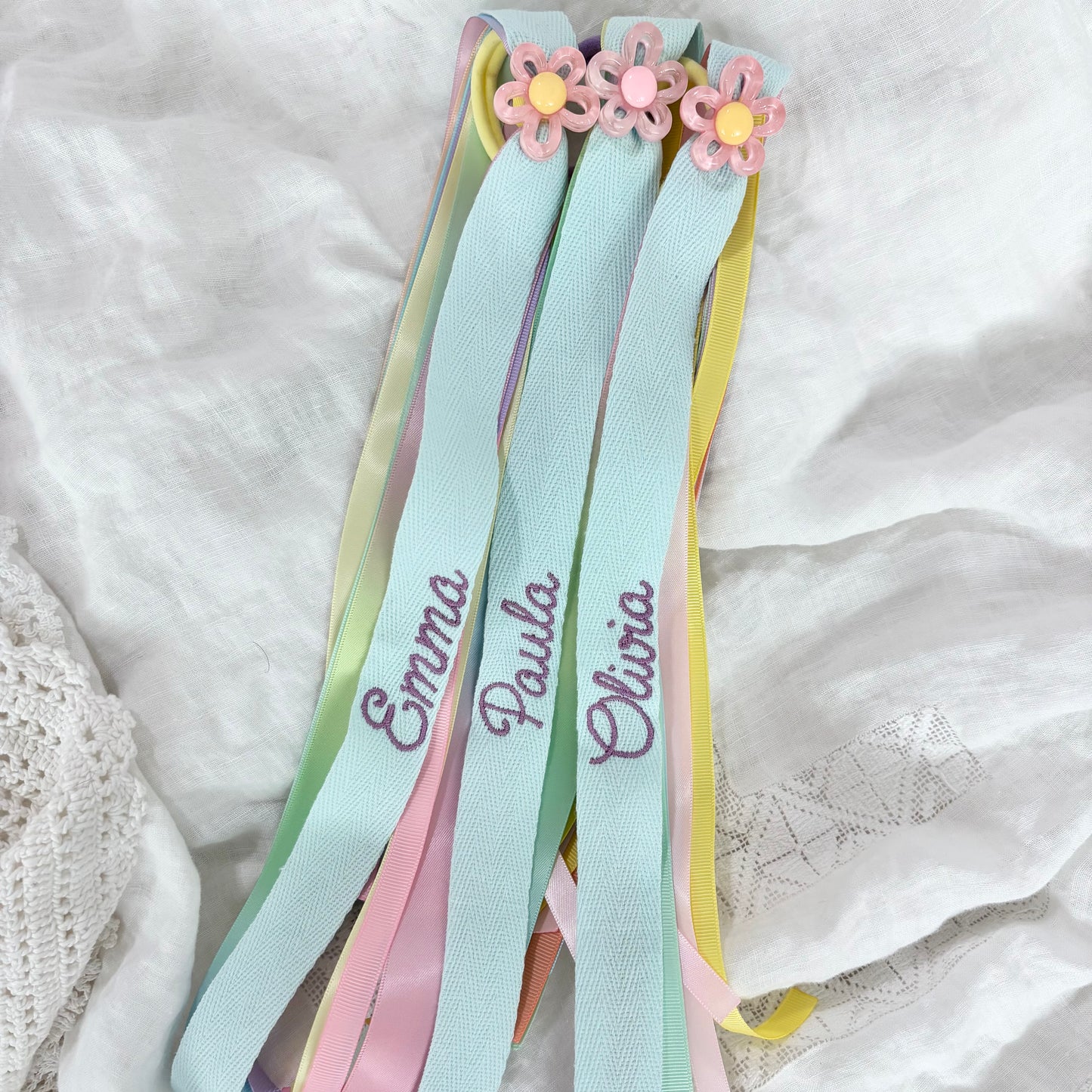 Summer Rainbow Hair Ties