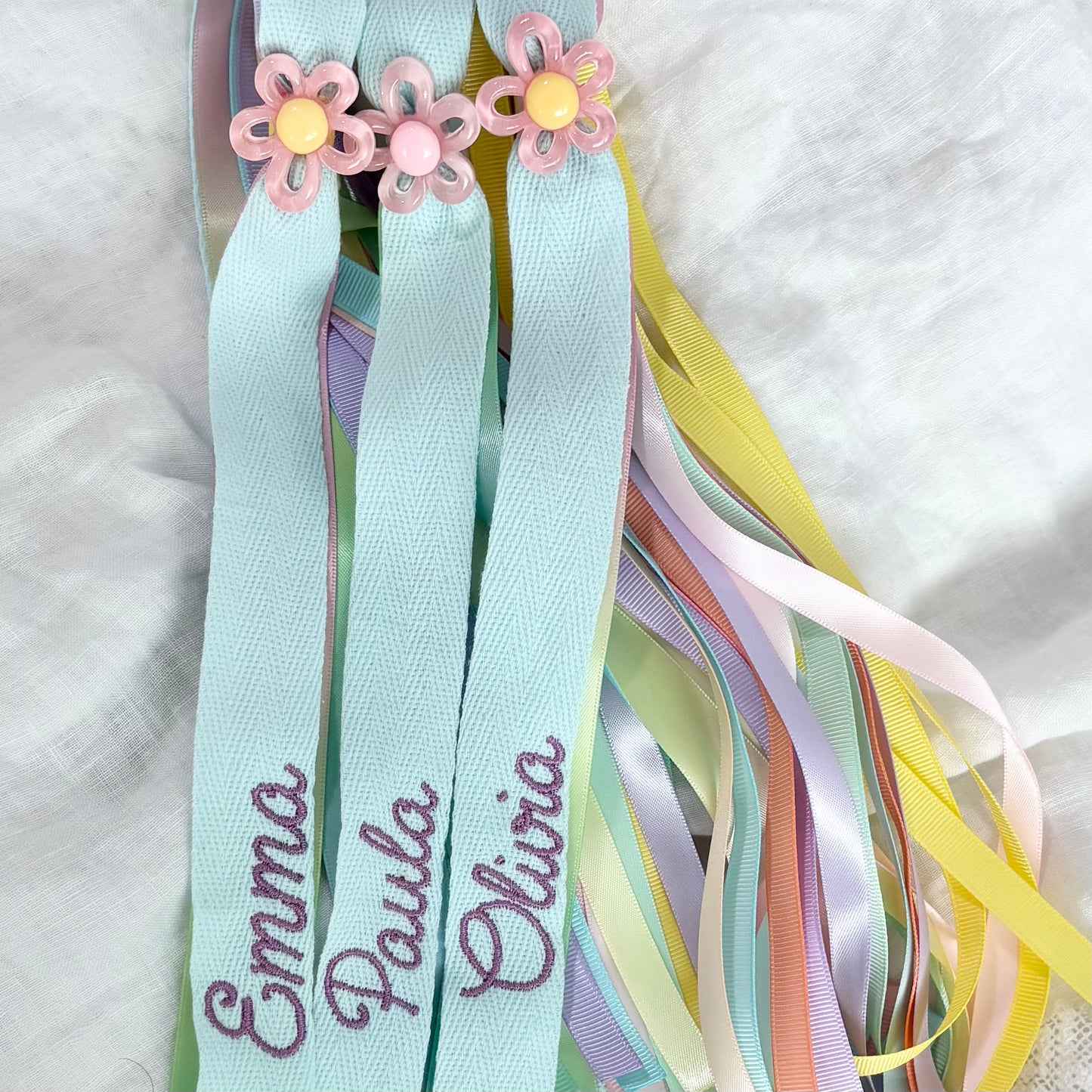 Summer Rainbow Hair Ties