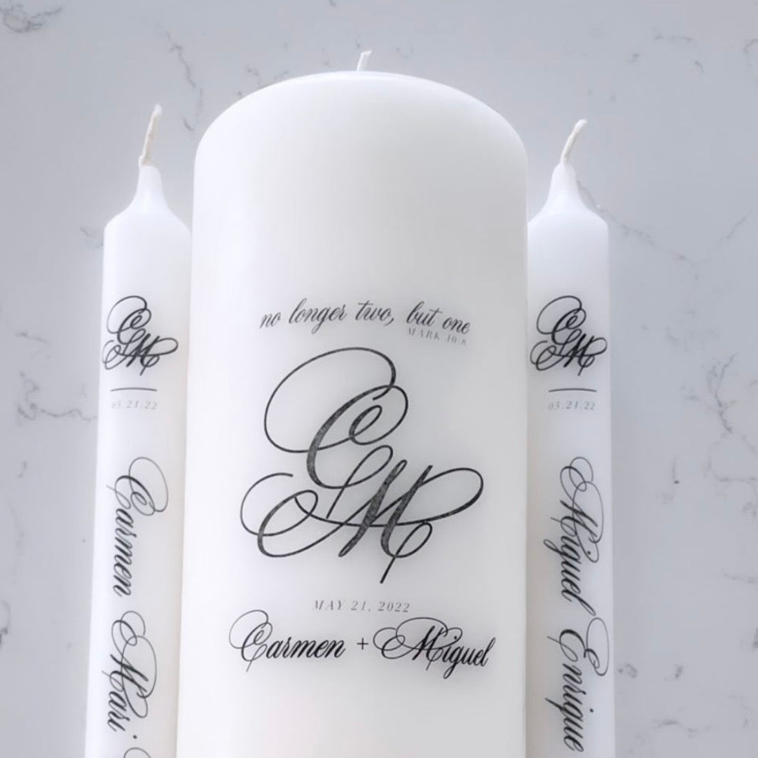 Wedding Unity Ceremony Candle Set