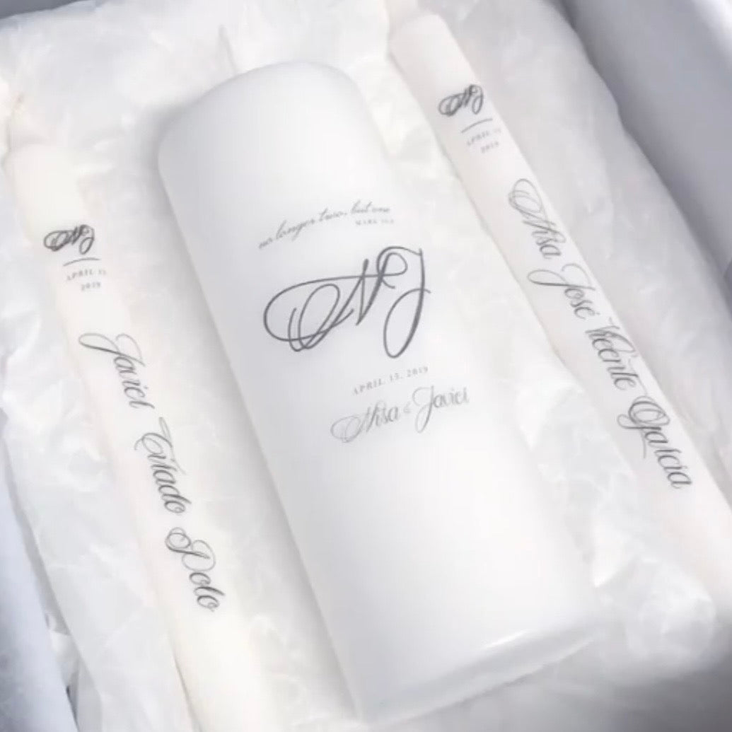 Wedding Unity Ceremony Candle Set