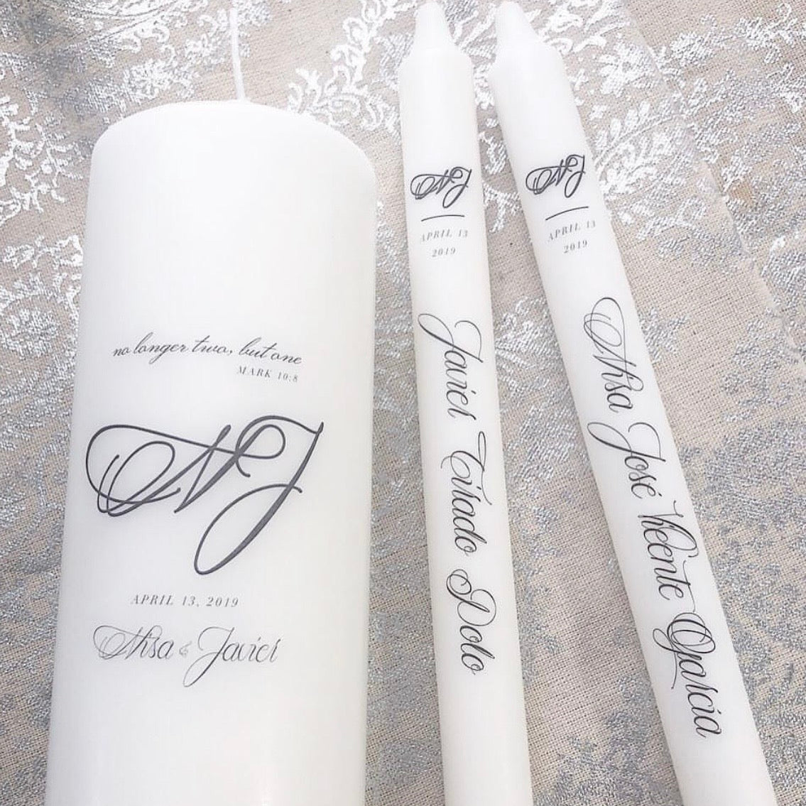 Wedding Unity Ceremony Candle Set