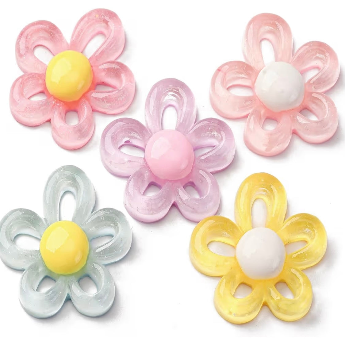 Summer Rainbow Hair Ties