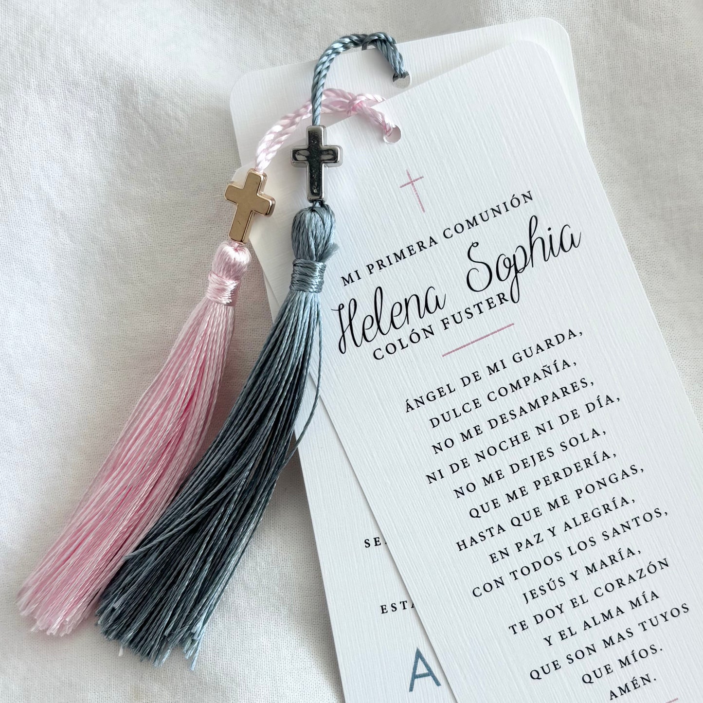 ADD CROSS CHARM TO BOOKMARKS