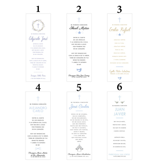 BLUE BOOKMARKS with TASSEL